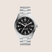 Fossil Mens Defender Black Dial Steel Watch FS5976