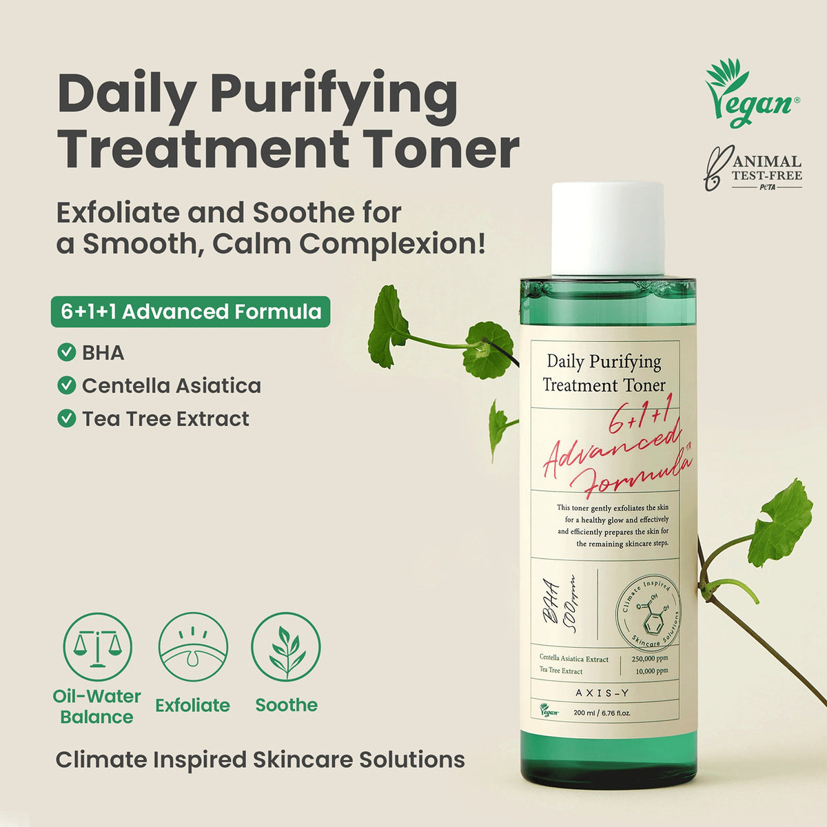 AXIS-Y Daily Purifying Treatment Toner 200mL