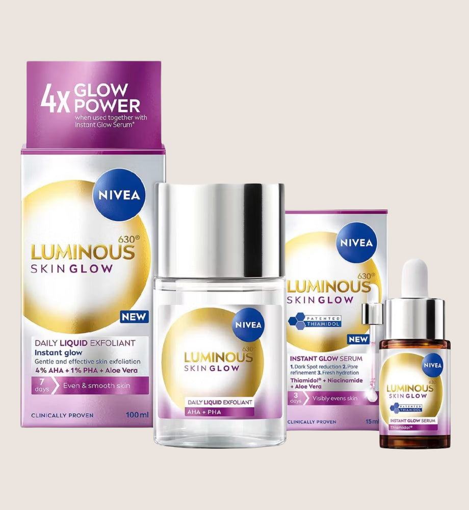 NIVEA Luminous Glow Bundle Serum Set