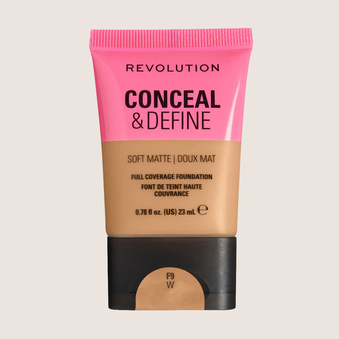 Revolution Conceal & Define Soft Matte Tube Foundation Flawless Base