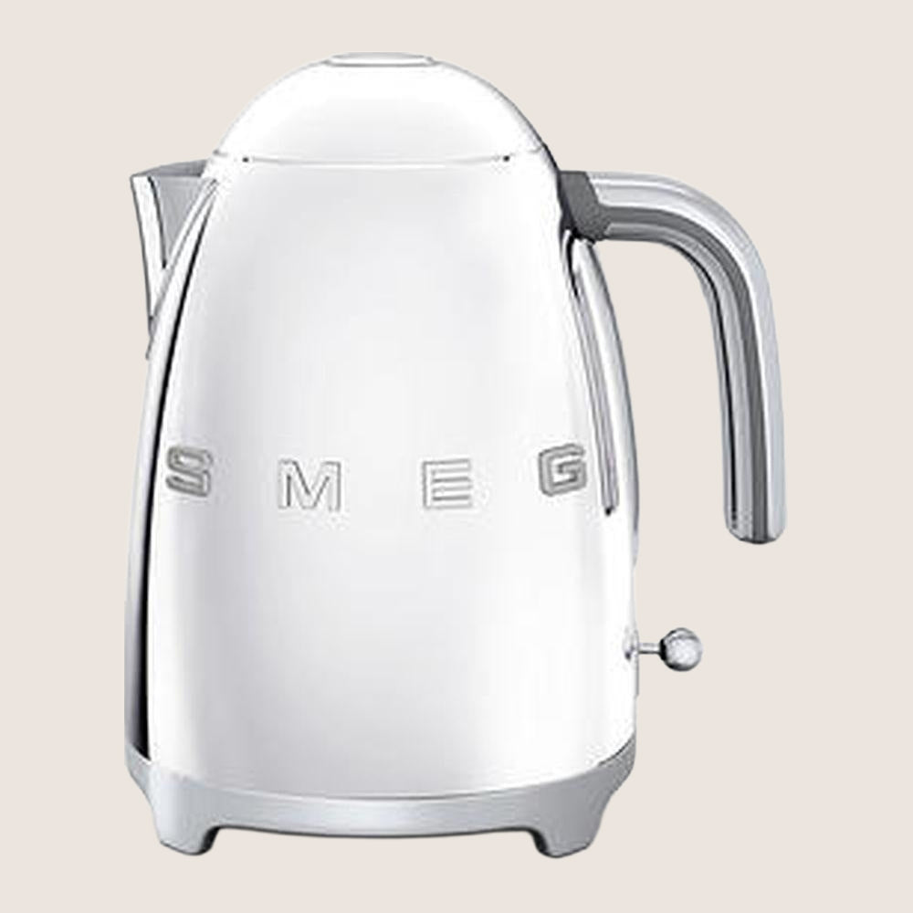 SMEG KLF03SSUK Jug Kettle with Stainless Steel Finish 1.7L - Stainless Steel