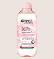 Garnier Micellar Rose Water, Gentle face Cleanser & Makeup Remover, Cleanse & Glow Formula 400ml