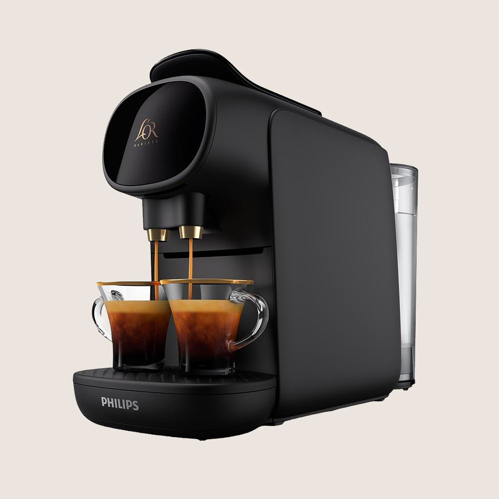 L'OR Barista Sublime by Philips LM9012/60 Coffee Machine Dual Capsule Recognition 19-Bar 0.8L - Black