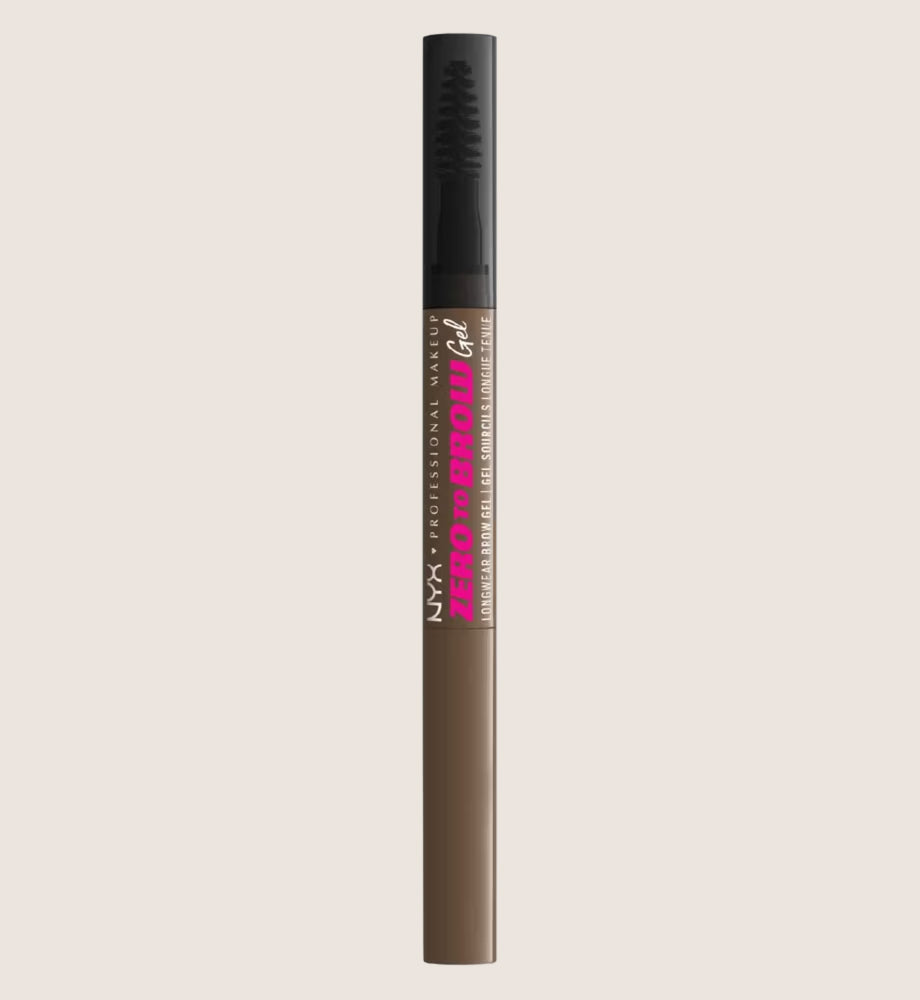 NYX Professional Makeup Zero To Brow Longwear Vegan Tinted Eyebrow Gel Long-Lasting