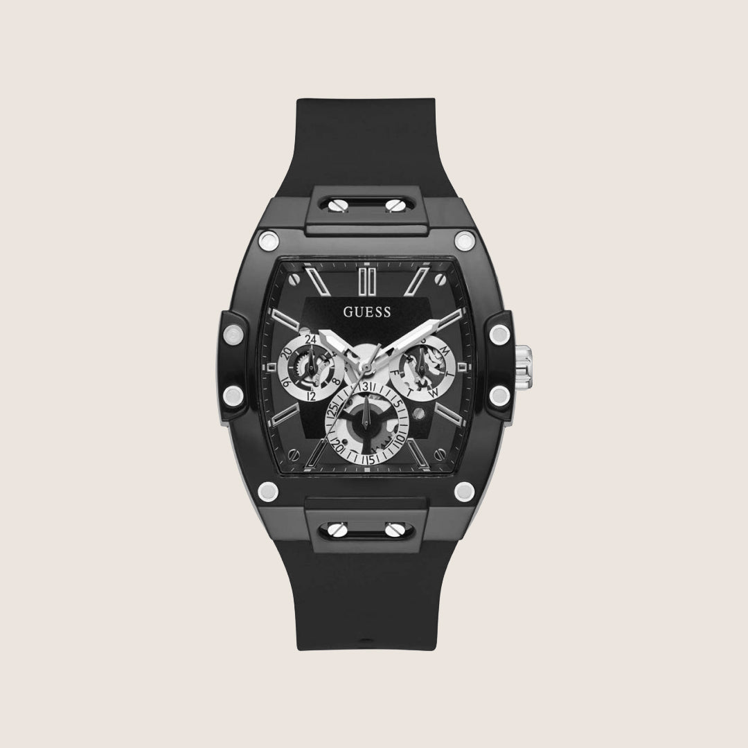 Guess Mens Phoenix Watch Black Dial GW0203G3