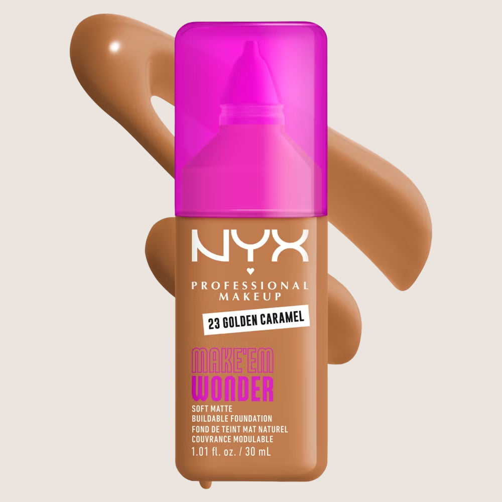 NYX Professional Makeup Make EM Wonder 24H Soft Matte Foundation 24-Hour Wear