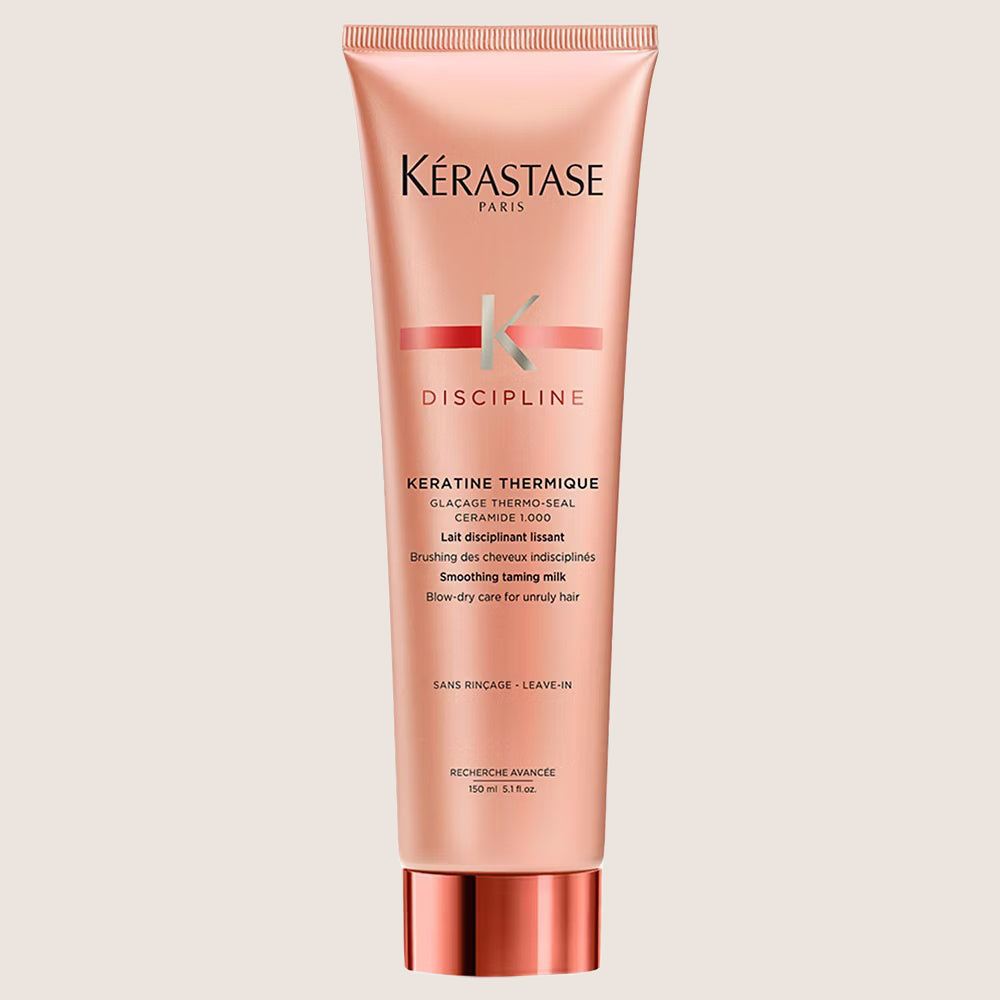 Kérastase Discipline, Blow-Dry Protecting Milk, For Thick & Fragile Hair, With Unique Morpho-Kératine Professional Care 150ml