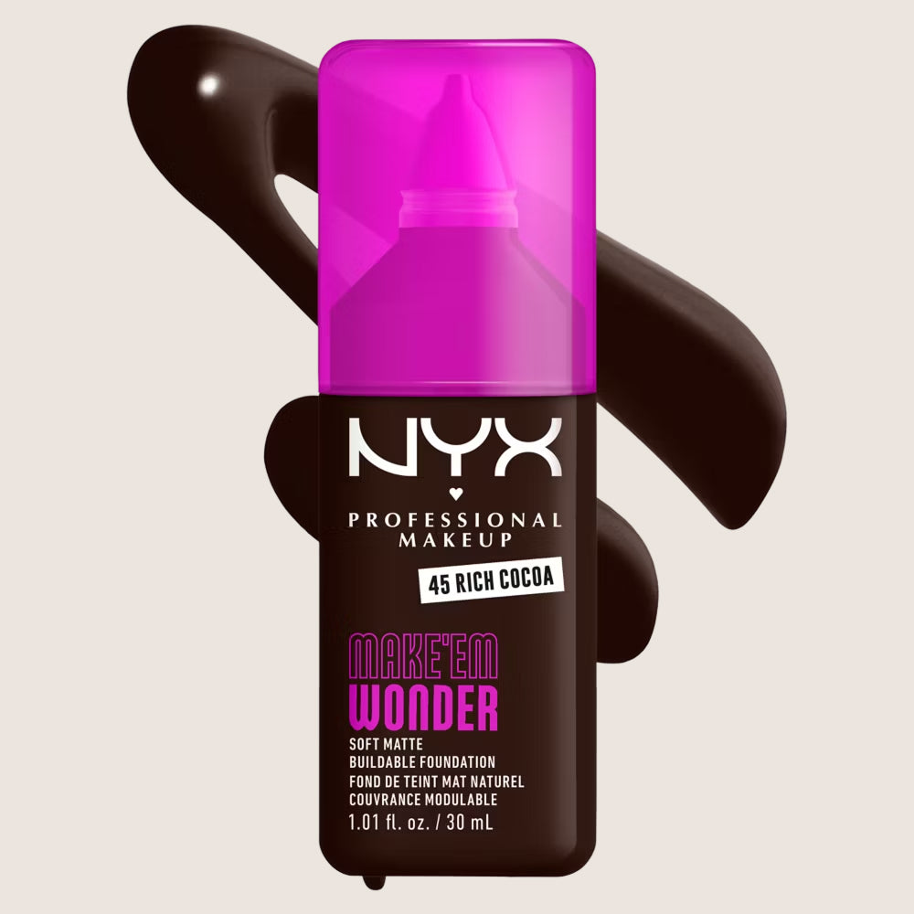 NYX Professional Makeup Make EM Wonder 24H Soft Matte Foundation 24-Hour Wear