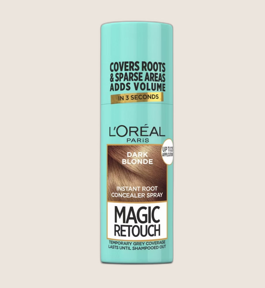 L'Oréal Paris Magic Retouch Dark Blonde Temporary Root Touch Up Spray Instant Root & Sparse Area Coverage Transfer-proof