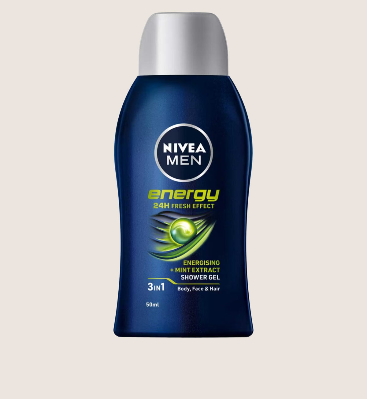 Nivea Men Energy Shower Gel for Body, Face & Hair 50ml