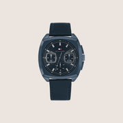 Tommy Hilfiger Men's Apollo Watch Blue Dial Cushion Case 1710558