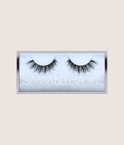 Huda Beauty Classic False Lash Samantha #7 Medium Volume Double-Stacked Feathery Strip Lash