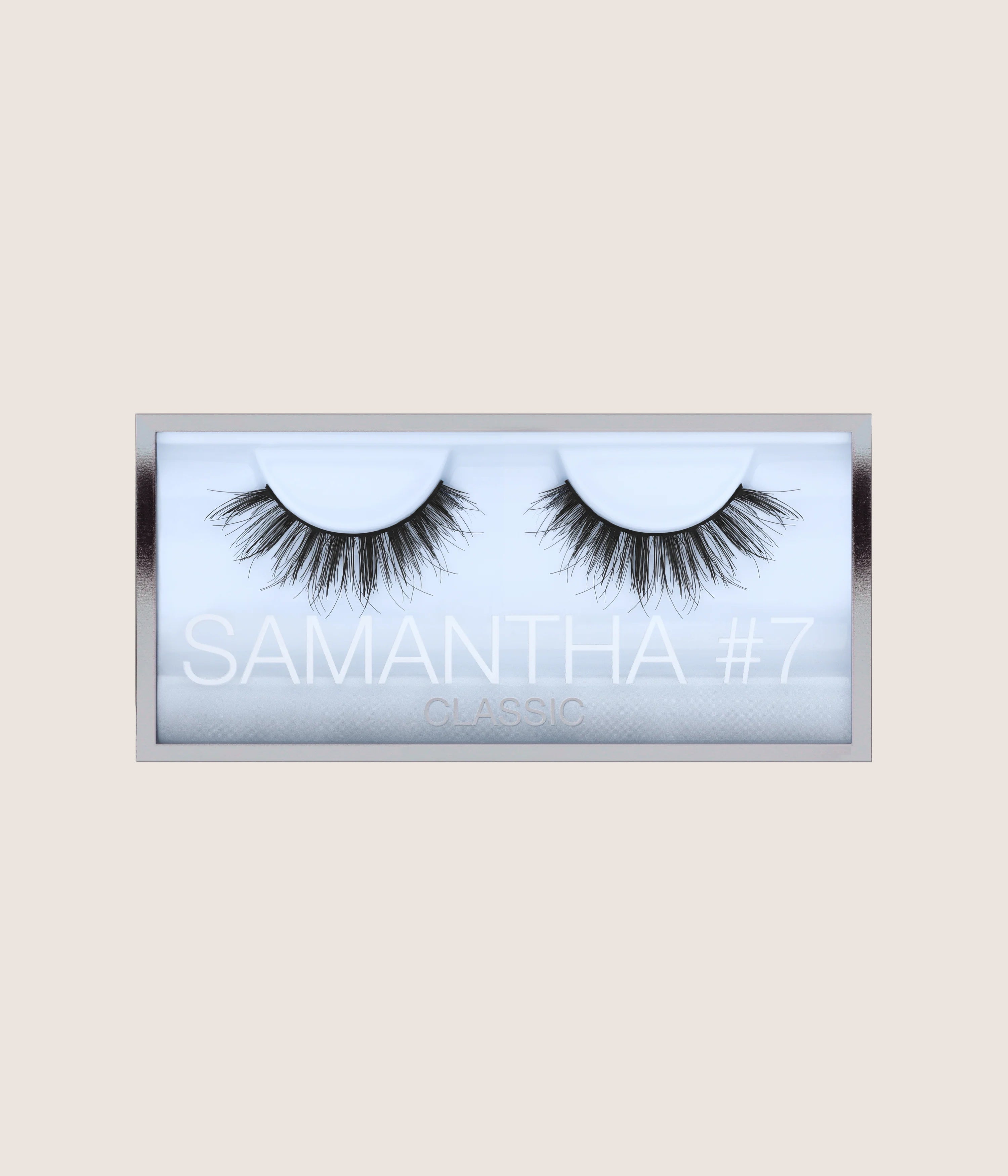 Huda Beauty Classic False Lash Samantha #7 Medium Volume Double-Stacked Feathery Strip Lash
