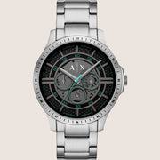Armani Exchange Mens Sport Watch Silver Stainless Steel Bracelet AX2459