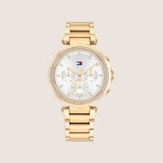 Tommy Hilfiger Women's Stainless Steel Day-Date Bracelet Watch 1782703