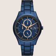 Armani Exchange Mens Watch Blue Stainless Steel Bracelet AX1881