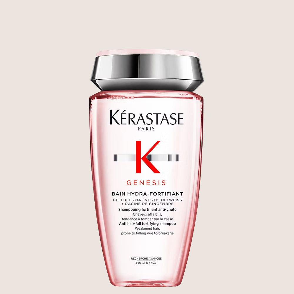 Kérastase Genesis, Fortifying Shampoo, For Weakened Hair, With Ginger Root & Edelweiss Flower, Bain Hydra-Fortifiant, Hydrating Formula 250ml