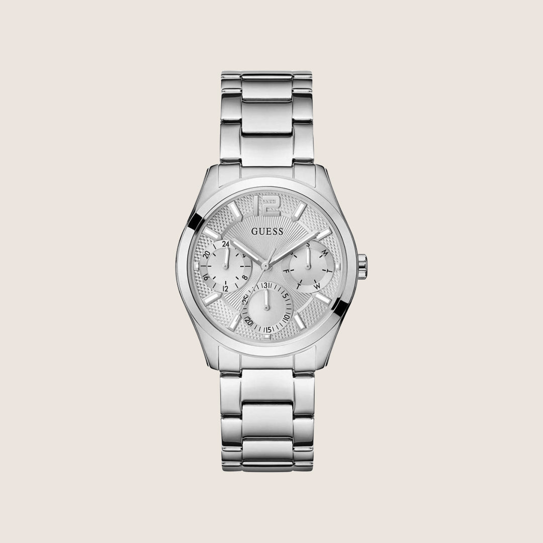 Guess Women's Zoe Watch Silver Dial GW0760L1