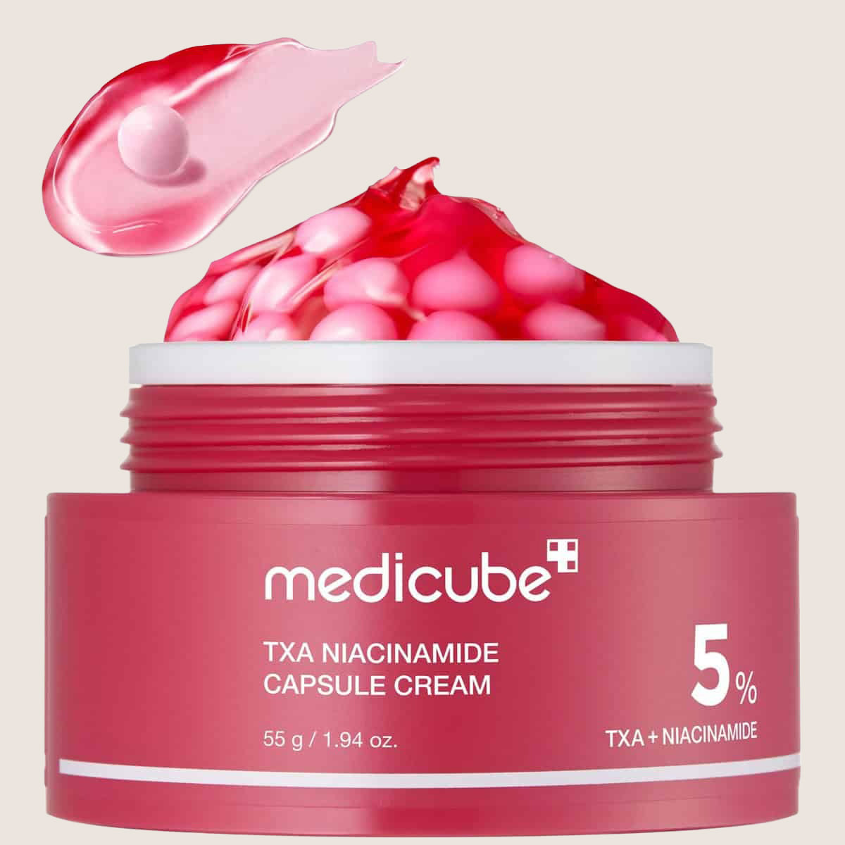 MEDICUBE TXA + Niacinamide Capsule Cream Brightening & Tone-Correcting Moisturiser 55g