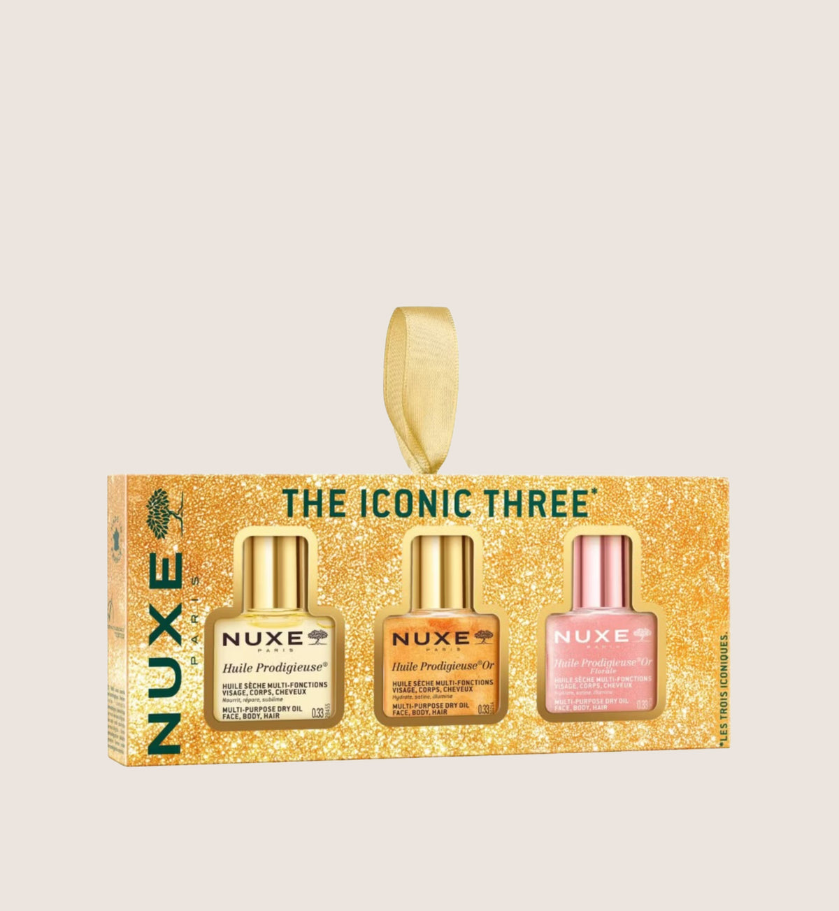 NUXE Huile Prodigieuse The Iconic Three Bath & Body Gift Set For Her