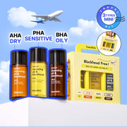 HANSKIN Cleansing Oil & Blackhead 3P Travel Kit (AHA 30ml+BHA 30ml+PHA 30ml)