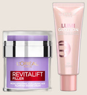 L'Oréal Paris Glotion Fair Glow and Revitalift Hyaluronic Acid Water Cream Duo