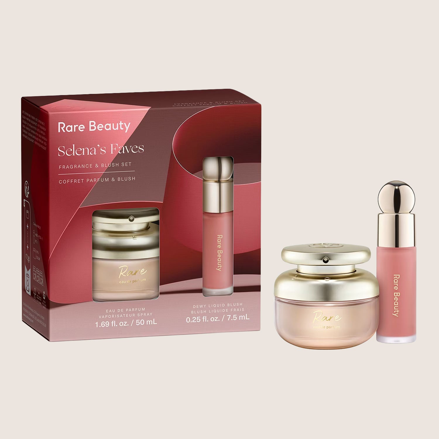 Rare Beauty Selena's Faves Fragrance & Blush Set This set contains
