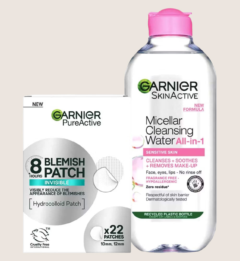 Garnier Micellar and Blemish Patch Bundle Micellar Water & Patch Set