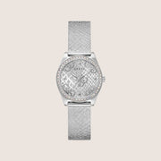 Guess Women's Boa Watch Crystal-Set Silver Dial GW0748L1