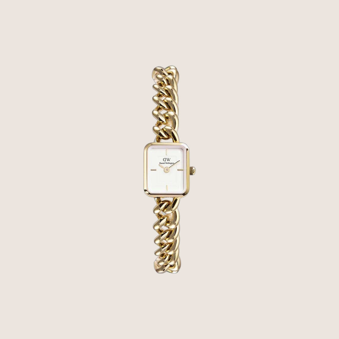 Daniel Wellington Women's Jolie Chain Gold White Dial Watch DW00100836