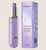 Kérastase Blond Absolu Hair Oil Huile Cicagloss Refill Capsule, for Blonde or Lightened Hair with Hyaluronic Acid Nourishing Oil 75ml