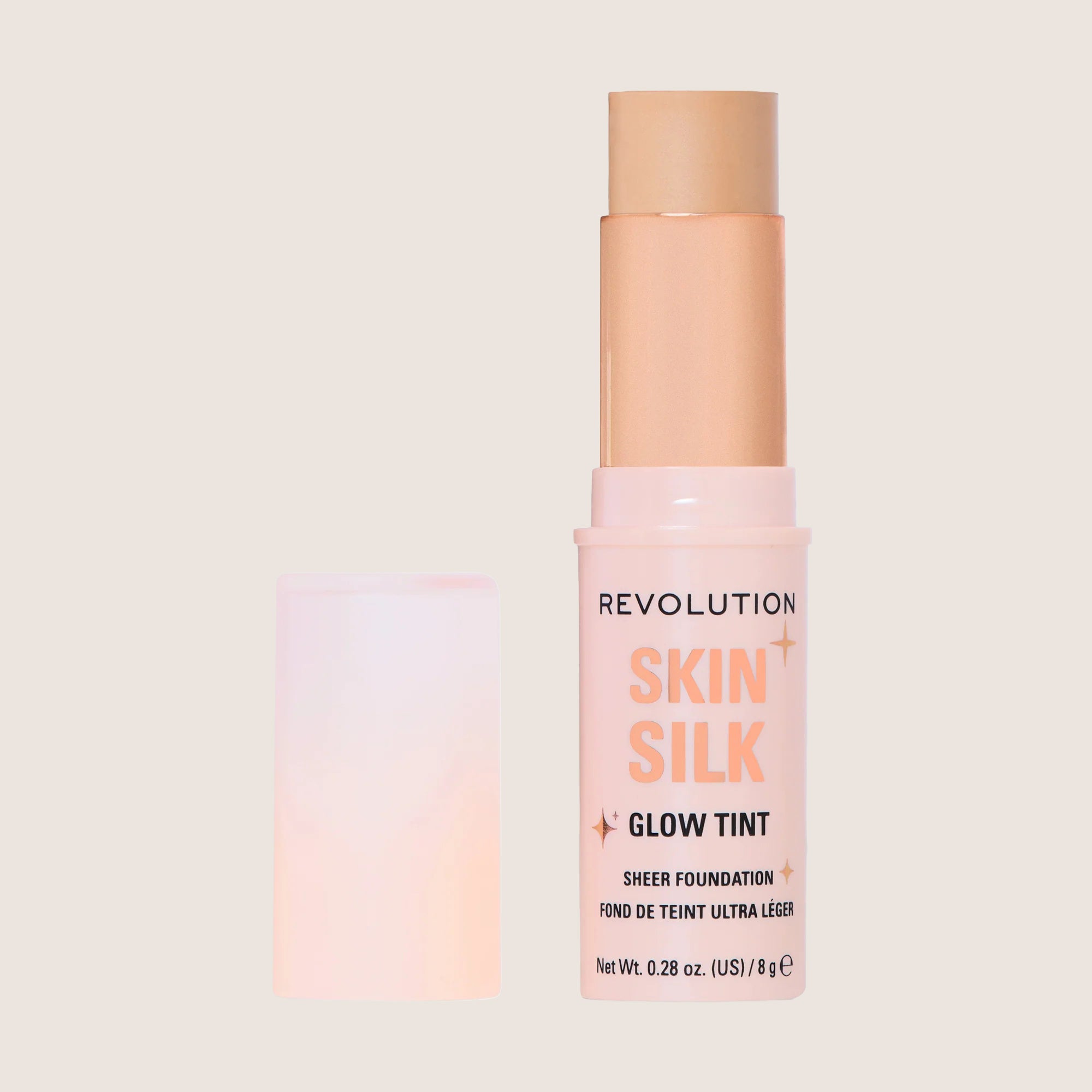 Revolution Skin Silk Glow Tint Sheer Foundation Stick Flawless Base