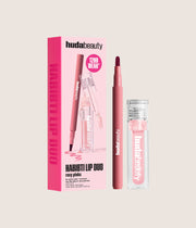 Huda Beauty Habibti Rosy Pink Lip Duo Limited-Edition Ramadan Lip Contour Stain & Jelly Oil Kit