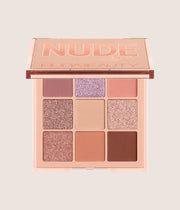 Huda Beauty Nude Obsessions Eyeshadow Palette 9-Shade Universal Matte & Metallic Mini Palette 7.02g