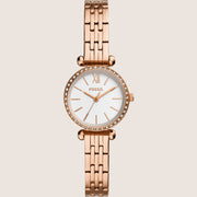 Fossil Tillie Mini Rose Gold Steel Bracelet Watch BQ3502