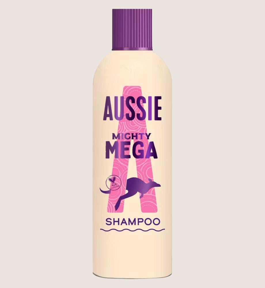 Aussie Mighty Mega Everyday Clarifying Vegan Shampoo 300ml 300ml Natural Cleanse & Nourish