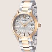 Versace Ladies Watch Automatic Movement Two Tone Date Display VESCA0424