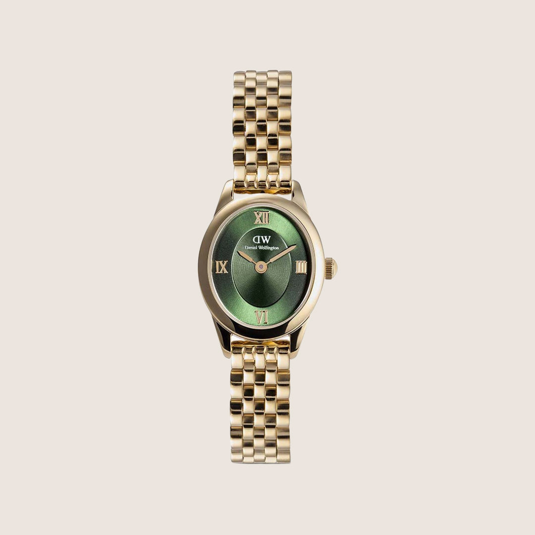 Daniel Wellington Women's Ophelia Mini Rose Gold Green Dial Watch DW00100804