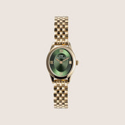 Daniel Wellington Women's Ophelia Mini Rose Gold Green Dial Watch DW00100804