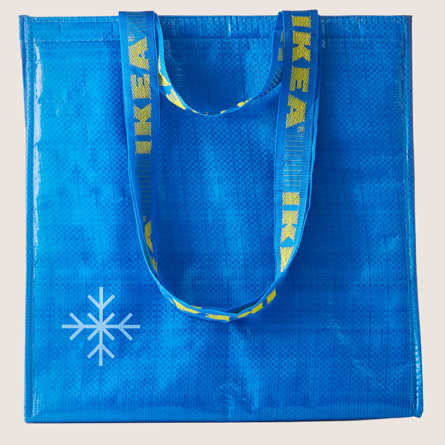 FRAKTA Cool bag, blue, 38x40 cm