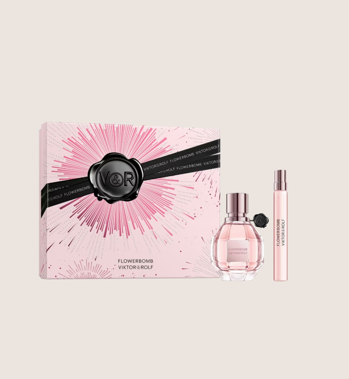 Viktor&Rolf Flowerbomb Eau De Parfum 50ml And 10ml Fragrance Gift Set For Her
