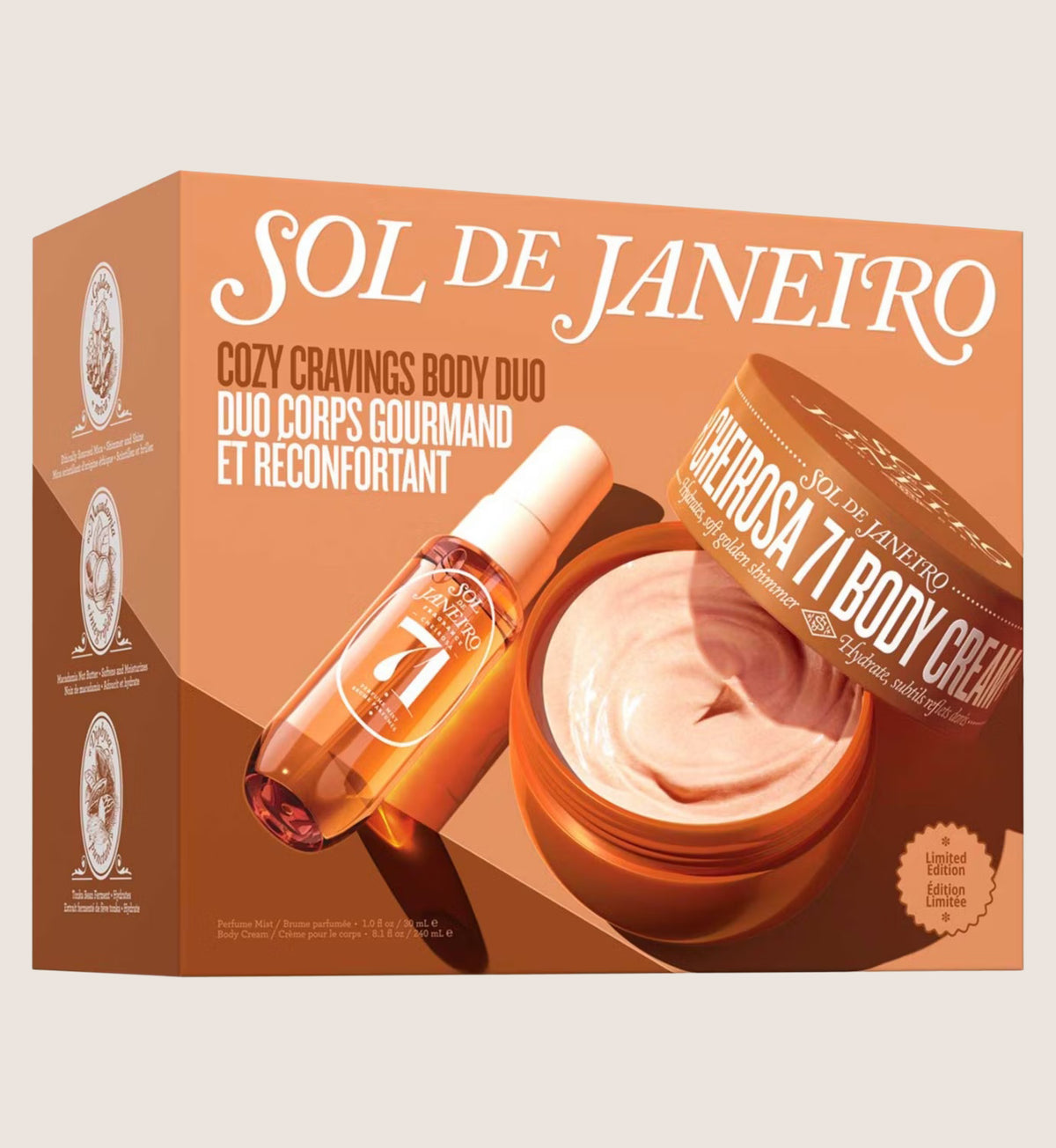 Sol De Janeiro Cozy Cravings Cheirosa 71 Body Duo Bath & Body Gift Set For Her