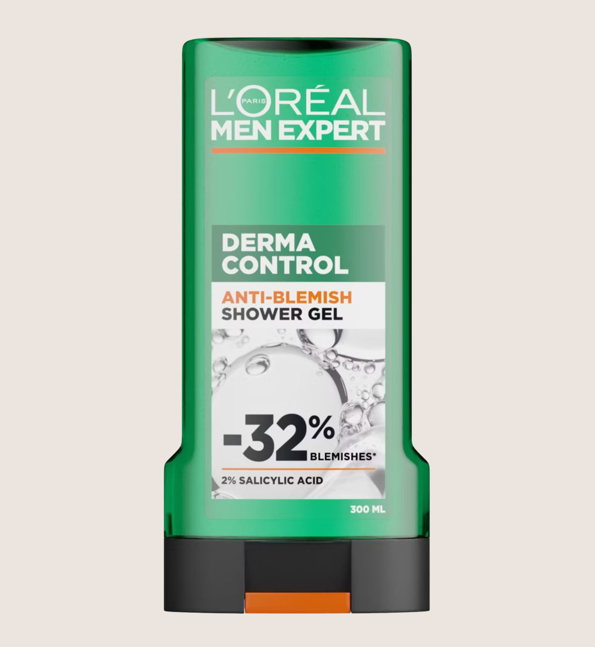 L'Oréal Men Expert Derma Control Anti-Blemish Shower Gel 2% Salicylic Acid Body Wash 400ml