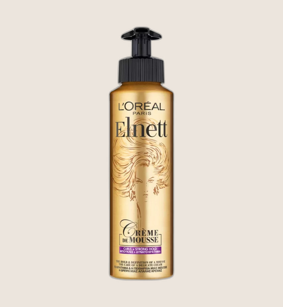 L'Oréal Paris Elnett strong hold curl creme mousse 200ml