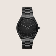 Michael Kors Men's Lennox Black Dial Stainless Steel Bracelet Watch MK9228