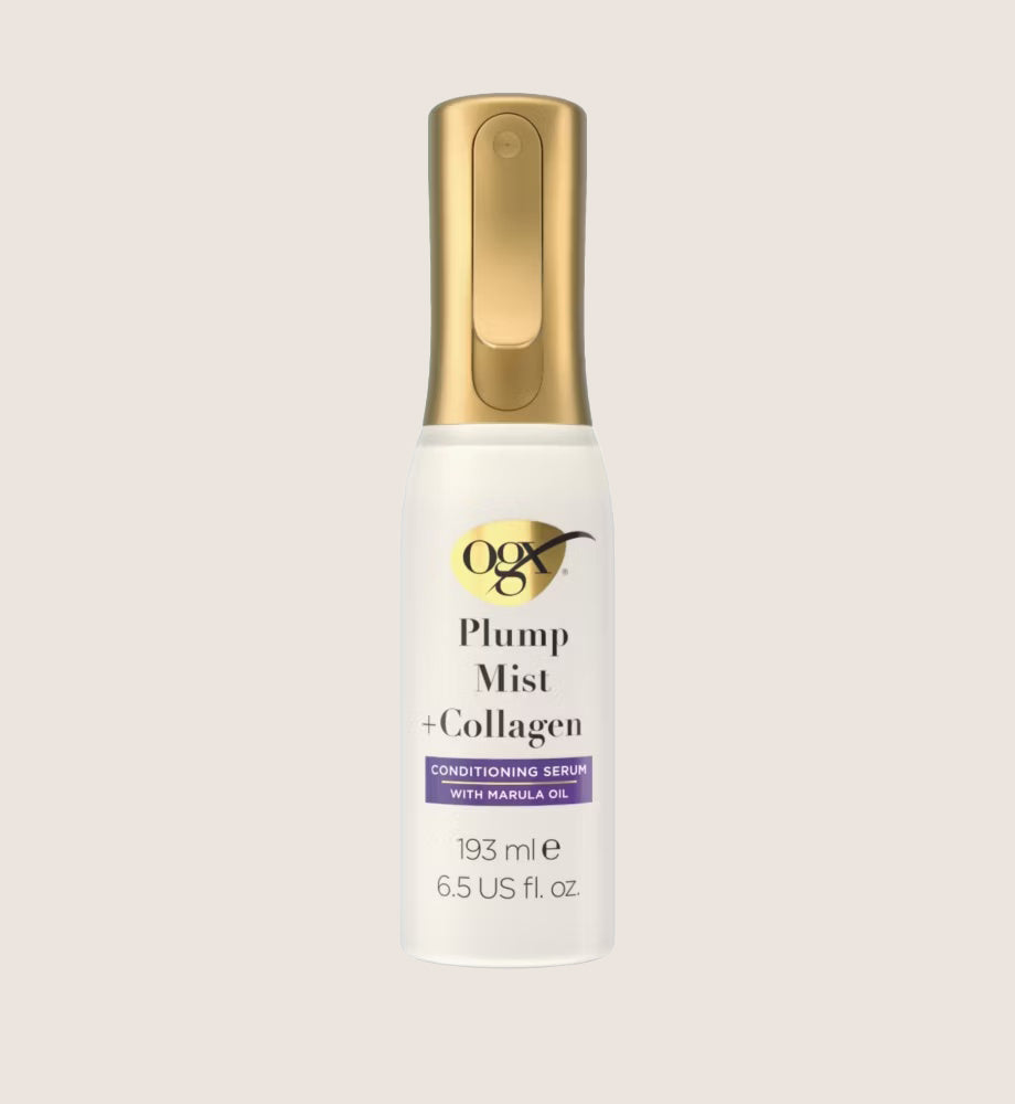 OGX Plump Mist + Collagen & Marula Oil Volumising Conditioning Serum Mist Spray 193ml
