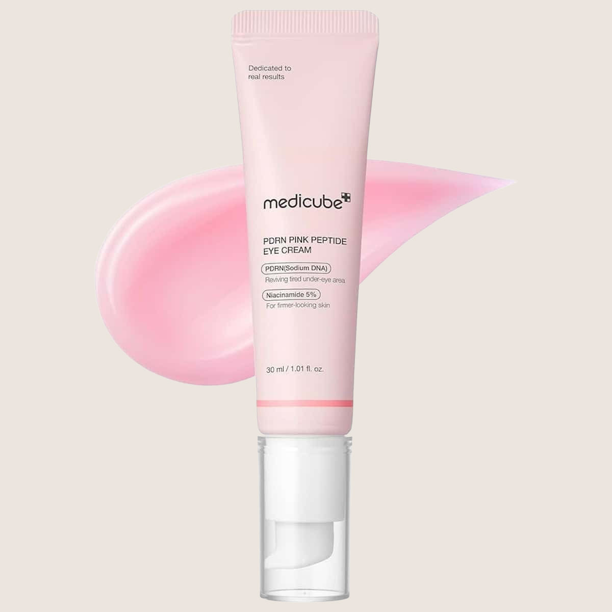 MEDICUBE PDRN Pink Peptide Eye Cream Firming & Brightening Eye Treatment 30ml