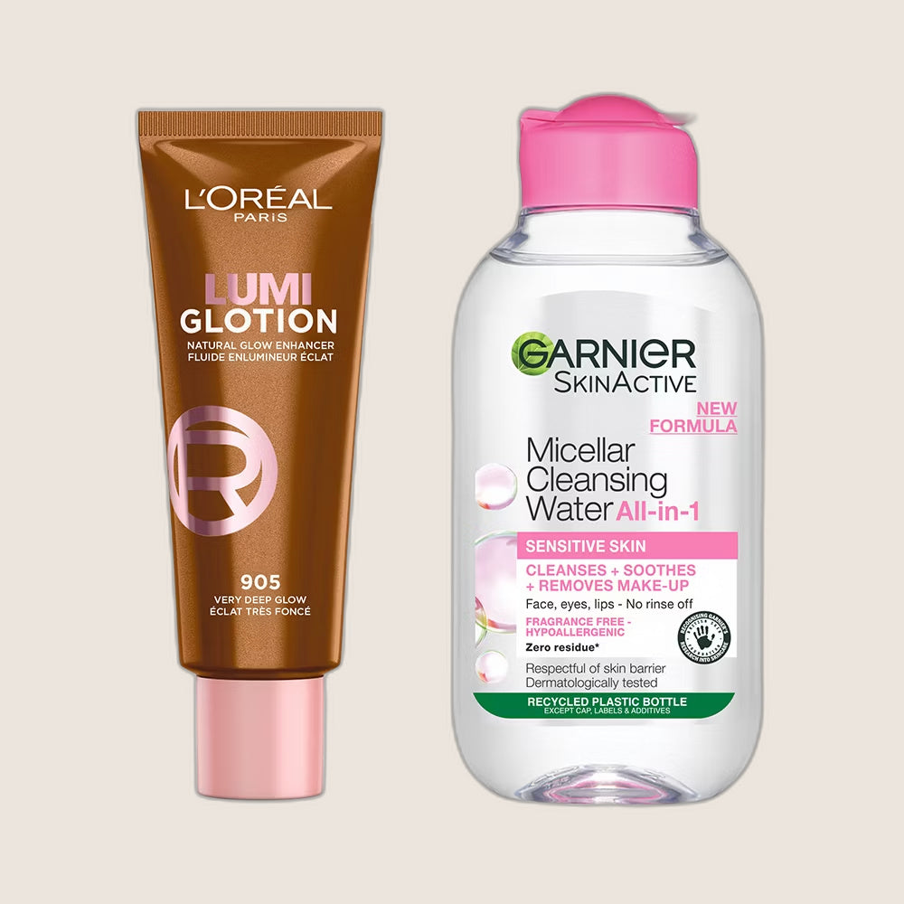 L'Oréal Paris Lumi Glotion Very Deep & Garnier Micellar Water Duo 100ml