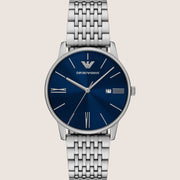 Emporio Armani Mens Watch Silver Stainless Steel Bracelet AR11674
