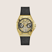 Guess Women's Asteria Watch Transparent, Gold Dial GW0620L2